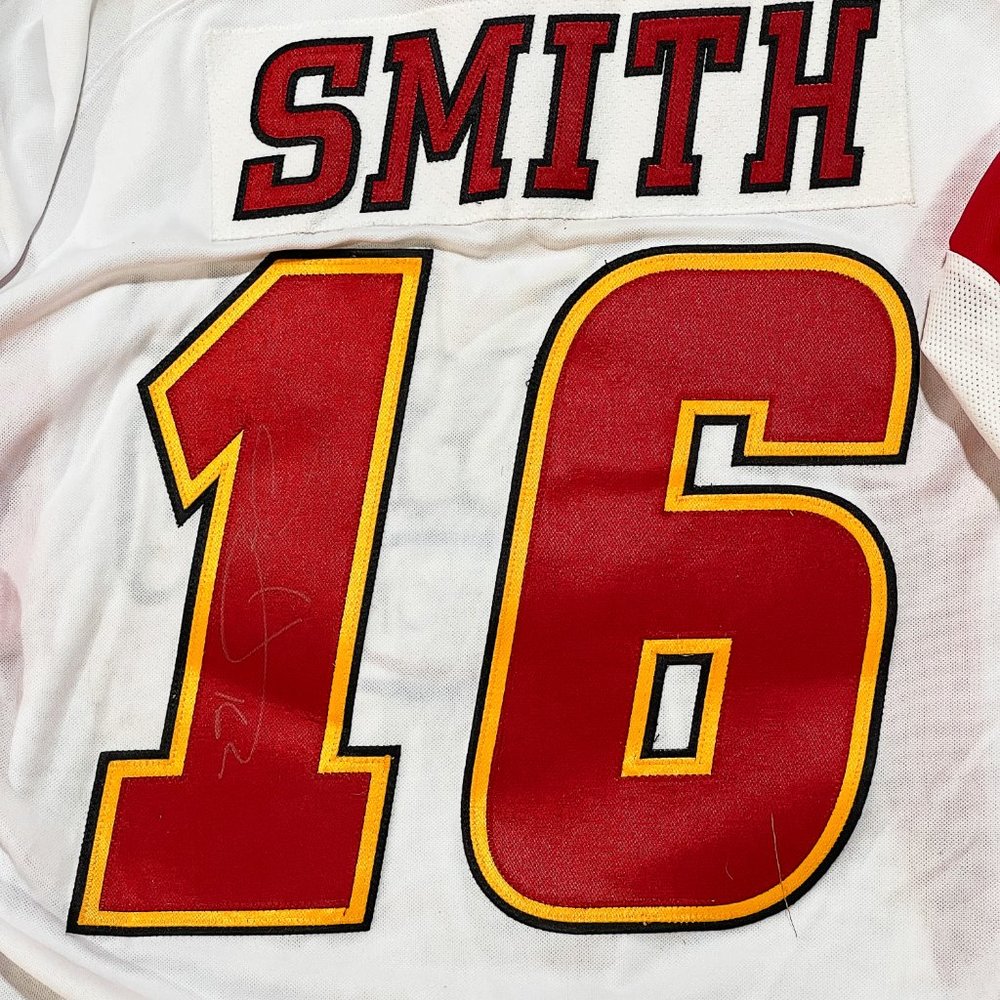 Signed Reebok Calgary Flames 2008 Superskills Danone - Mark Smith Jersey #16 - Picture 2 of 16